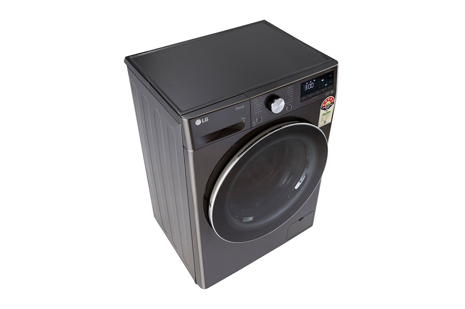 LG 9Kg Front Load Washing Machine, AI Direct Drive™, Black VCM, FHP1209Z9B