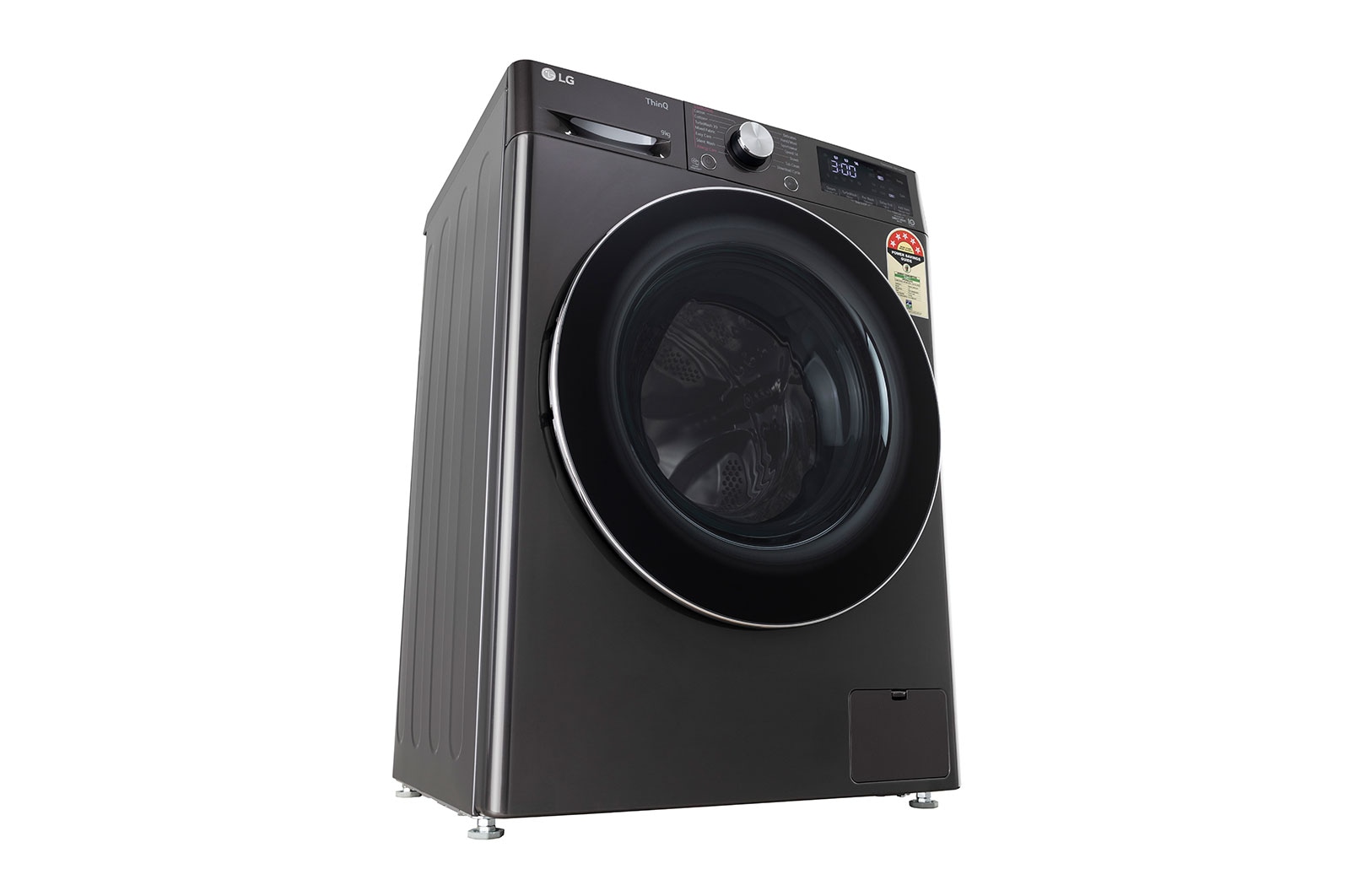 LG 9Kg Front Load Washing Machine, AI Direct Drive™, Black VCM, FHP1209Z9B