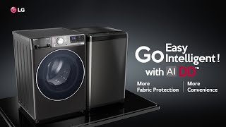 LG 10Kg Front Load Washing Machine, AI Direct Drive™, Middle Black, play video, FHP1410Z5M, thumbnail 2