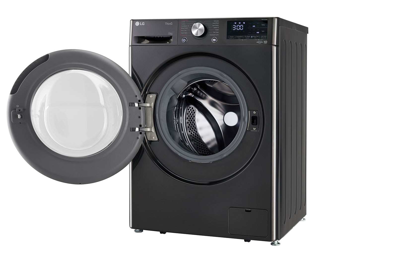 LG 11Kg Front Load Washing Machine, AI Direct Drive™, Black VCM, FHP1411Z9B