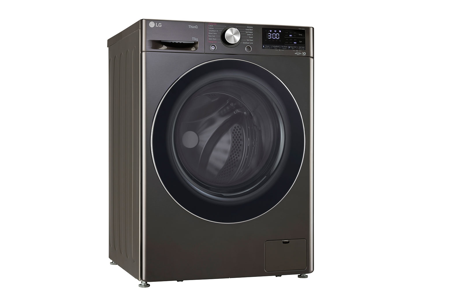 LG 11Kg Front Load Washing Machine, AI Direct Drive™, Black VCM, FHP1411Z9B