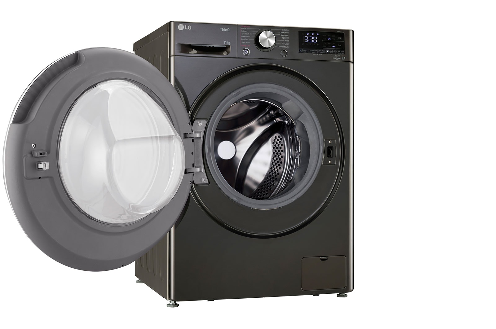 LG 11Kg Front Load Washing Machine, AI Direct Drive™, Black VCM, FHP1411Z9B