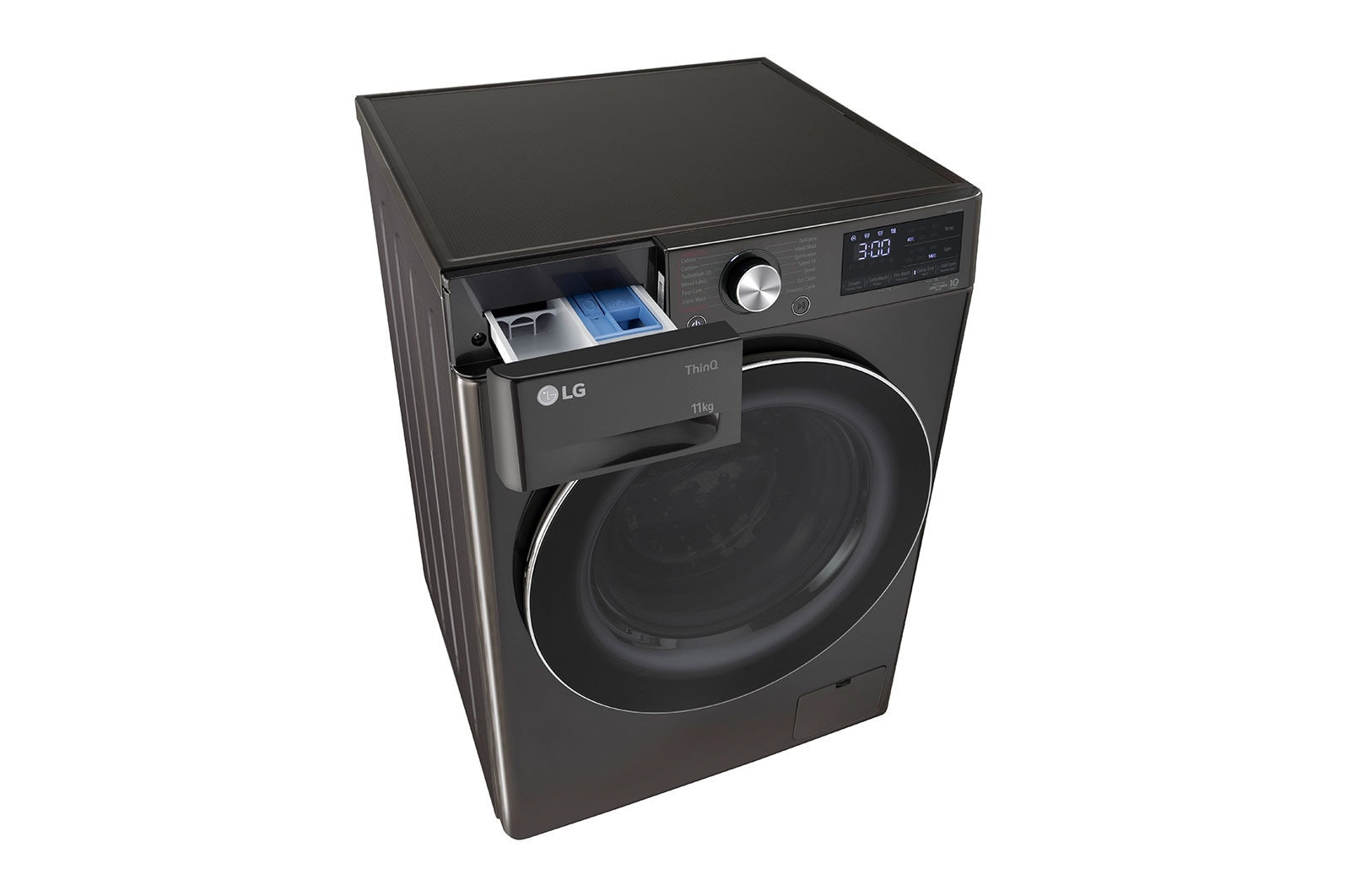 LG 11Kg Front Load Washing Machine, AI Direct Drive™, Black VCM, FHP1411Z9B