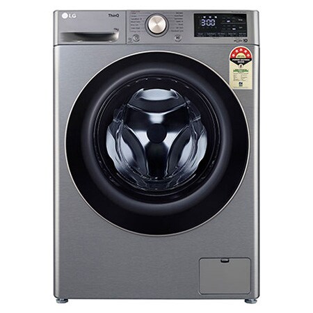 LG FHP1411Z9P front loading washing machine front view