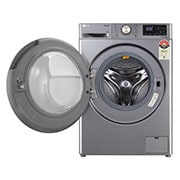 LG 11Kg Front Load Washing Machine, AI Direct Drive™, Platinum Silver, FHP1411Z9P