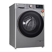 LG 11Kg Front Load Washing Machine, AI Direct Drive™, Platinum Silver, FHP1411Z9P