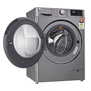 LG 11Kg Front Load Washing Machine, AI Direct Drive™, Platinum Silver, FHP1411Z9P