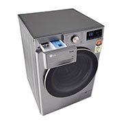 LG 11Kg Front Load Washing Machine, AI Direct Drive™, Platinum Silver, FHP1411Z9P