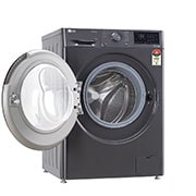 LG 7Kg Front Load Washing Machine, AI Direct Drive, Steam™, Middle Black, FHV1207Z2M