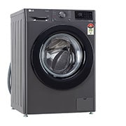 LG 7Kg Front Load Washing Machine, AI Direct Drive, Steam™, Middle Black, FHV1207Z2M