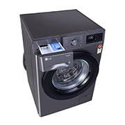 LG 7Kg Front Load Washing Machine, AI Direct Drive, Steam™, Middle Black, FHV1207Z2M