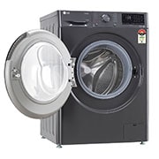 LG 6.5Kg Front Load Washing Machine, AI Direct Drive™, Middle Black, FHV1265Z2M