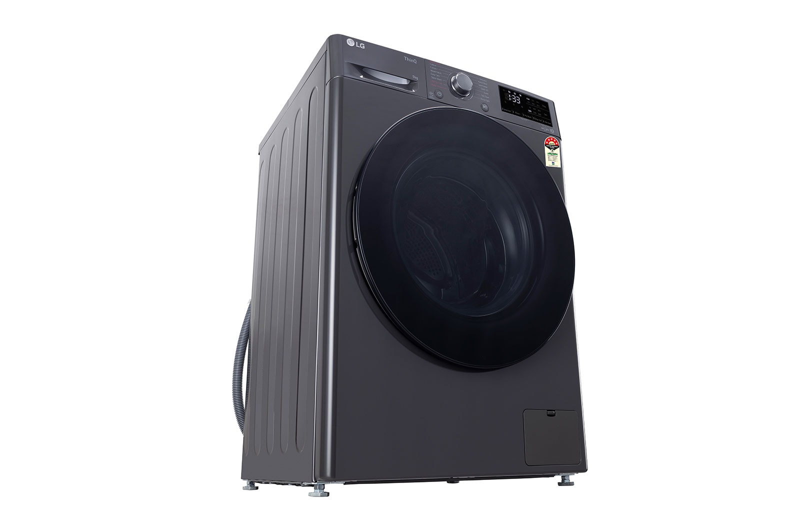 LG 9Kg Front Load Washing Machine, AI Direct Drive™, Middle Black, FHV1409Z4M