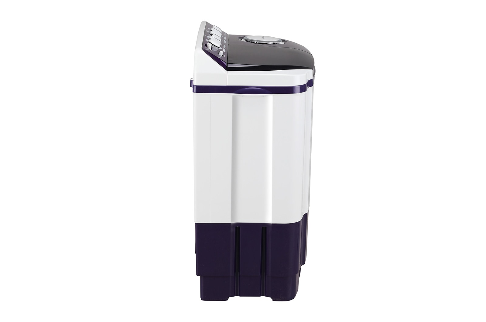 LG 7.5Kg Semi Automatic Top Load Washing Machine, Roller Jet Pulsator + Soak, Purple, P7525SPAZ