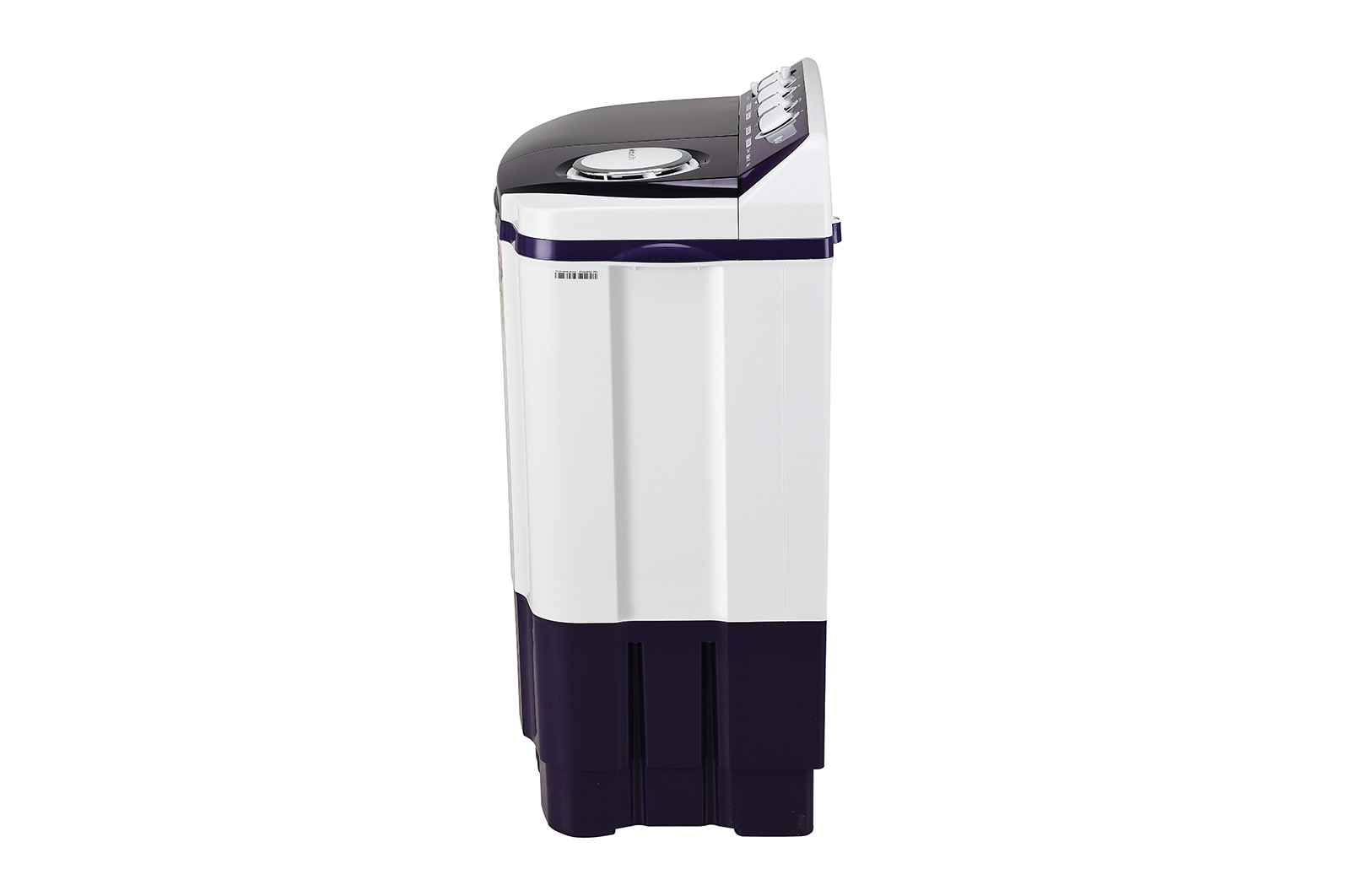 LG 7.5Kg Semi Automatic Top Load Washing Machine, Roller Jet Pulsator + Soak, Purple, P7525SPAZ