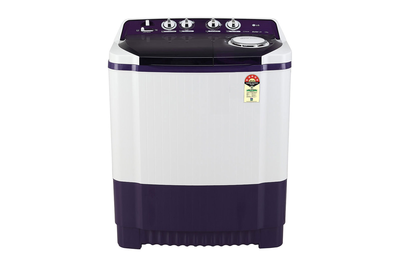 LG P8535SPMZ semi automatic washing machine front view