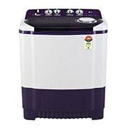 LG 8.5Kg Semi Automatic Top Load Washing Machine, Roller Jet Pulsator + Soak, Purple, P8535SPMZ