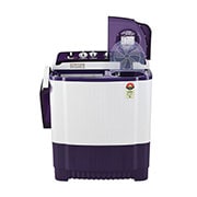 LG 8.5Kg Semi Automatic Top Load Washing Machine, Roller Jet Pulsator + Soak, Purple, P8535SPMZ