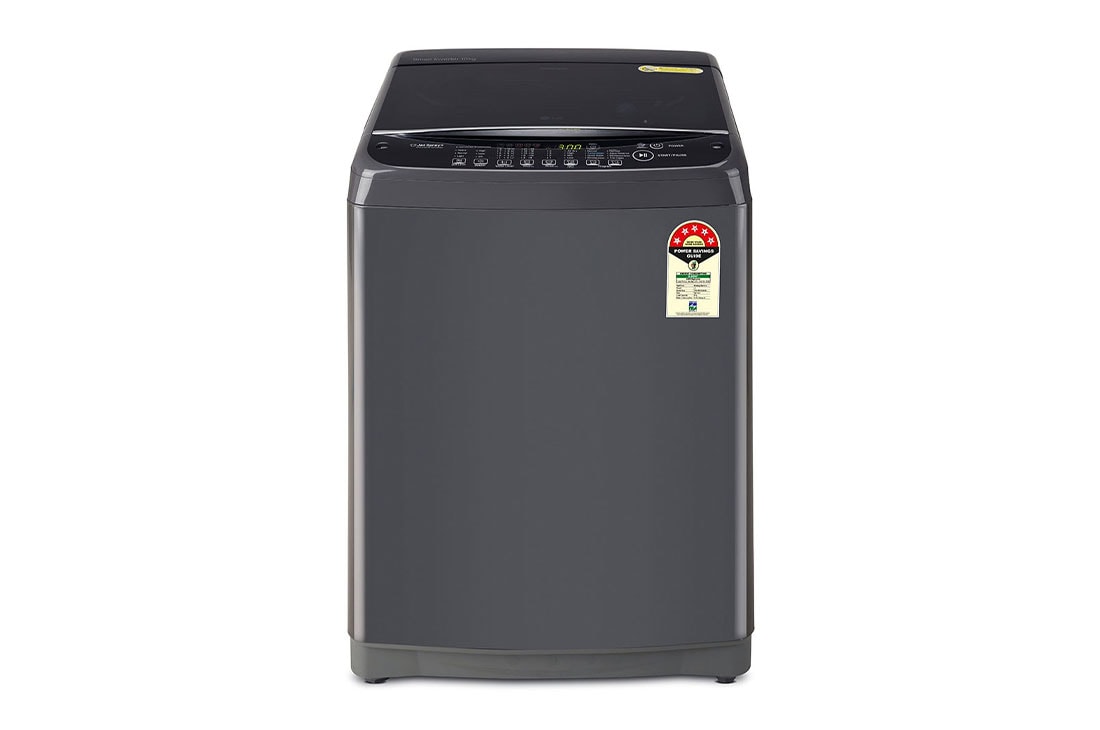 LG T10SJMB1Z top loading washing machine front view