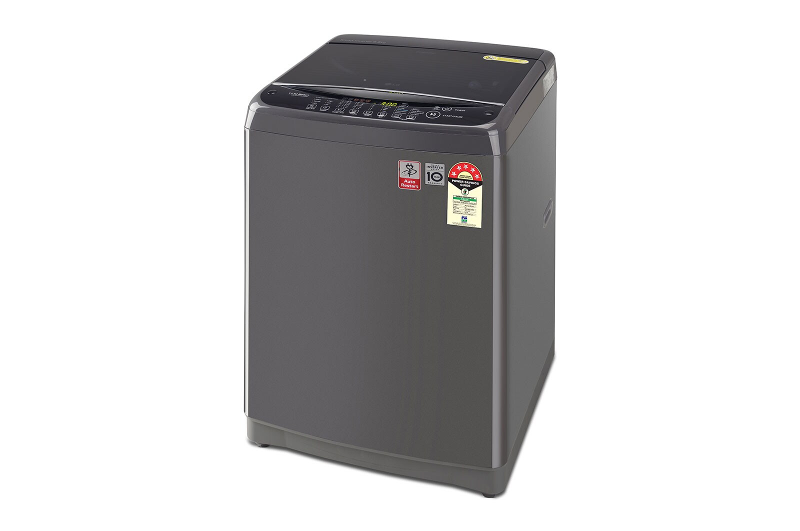 LG 6.5 kg, Top Load Washing Machine, Jet Spray+, Middle Black, T65SJMB1Z