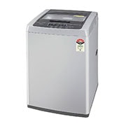 LG 6.5Kg Top Load Washing Machine, Smart Inverter Motor, Middle Free Silver , T65SKSF4Z