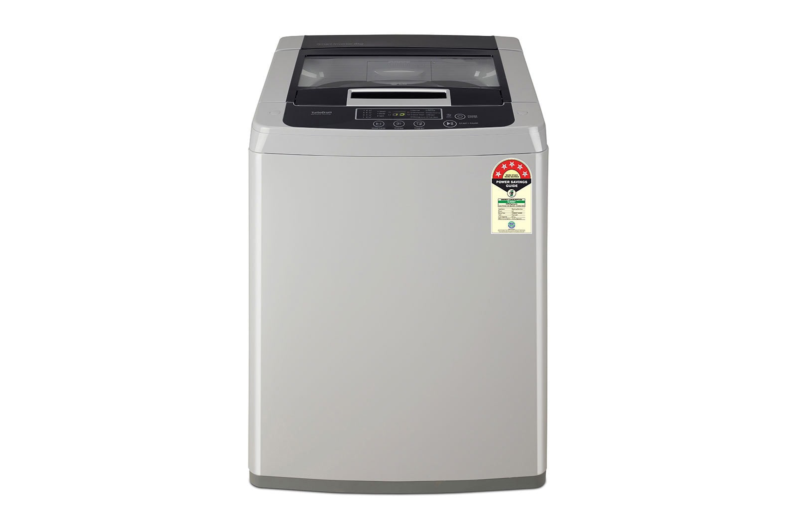 LG t80sksf1z top loading washing machine front view