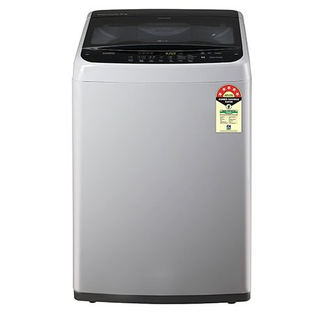 LG T80SPSF2Z top loading washing machine front view