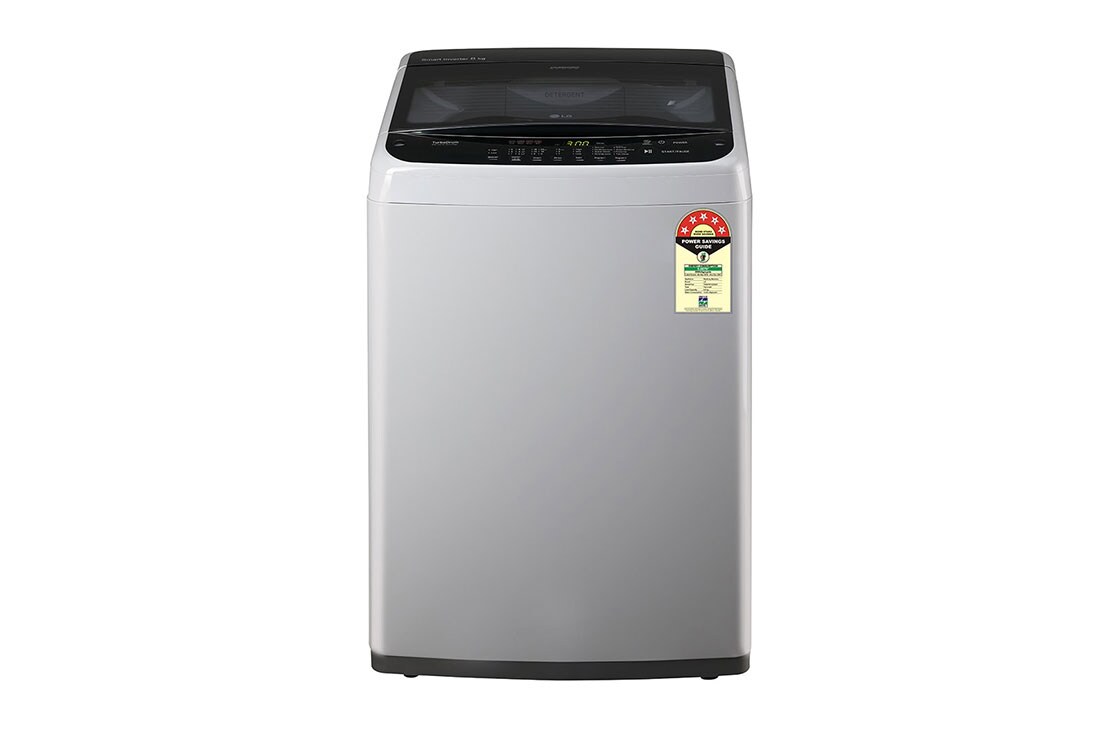 LG T80SPSF2Z top loading washing machine front view