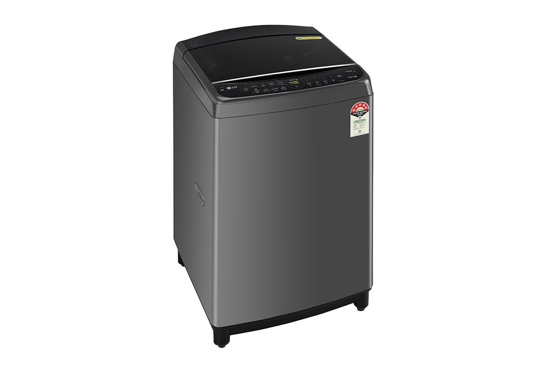 LG 9Kg Top Load Washing Machine, AI Direct Drive™, In-built Heater, Middle Black, 5 Star, THD09SWM