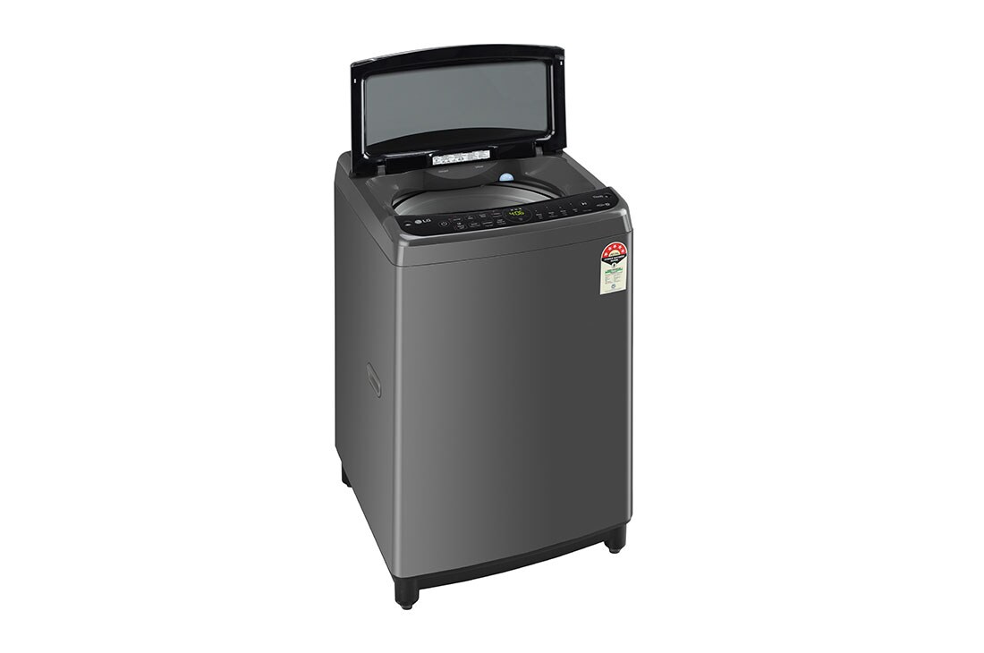 LG 9Kg Top Load Washing Machine, AI Direct Drive™, In-built Heater, Middle Black, 5 Star, THD09SWM