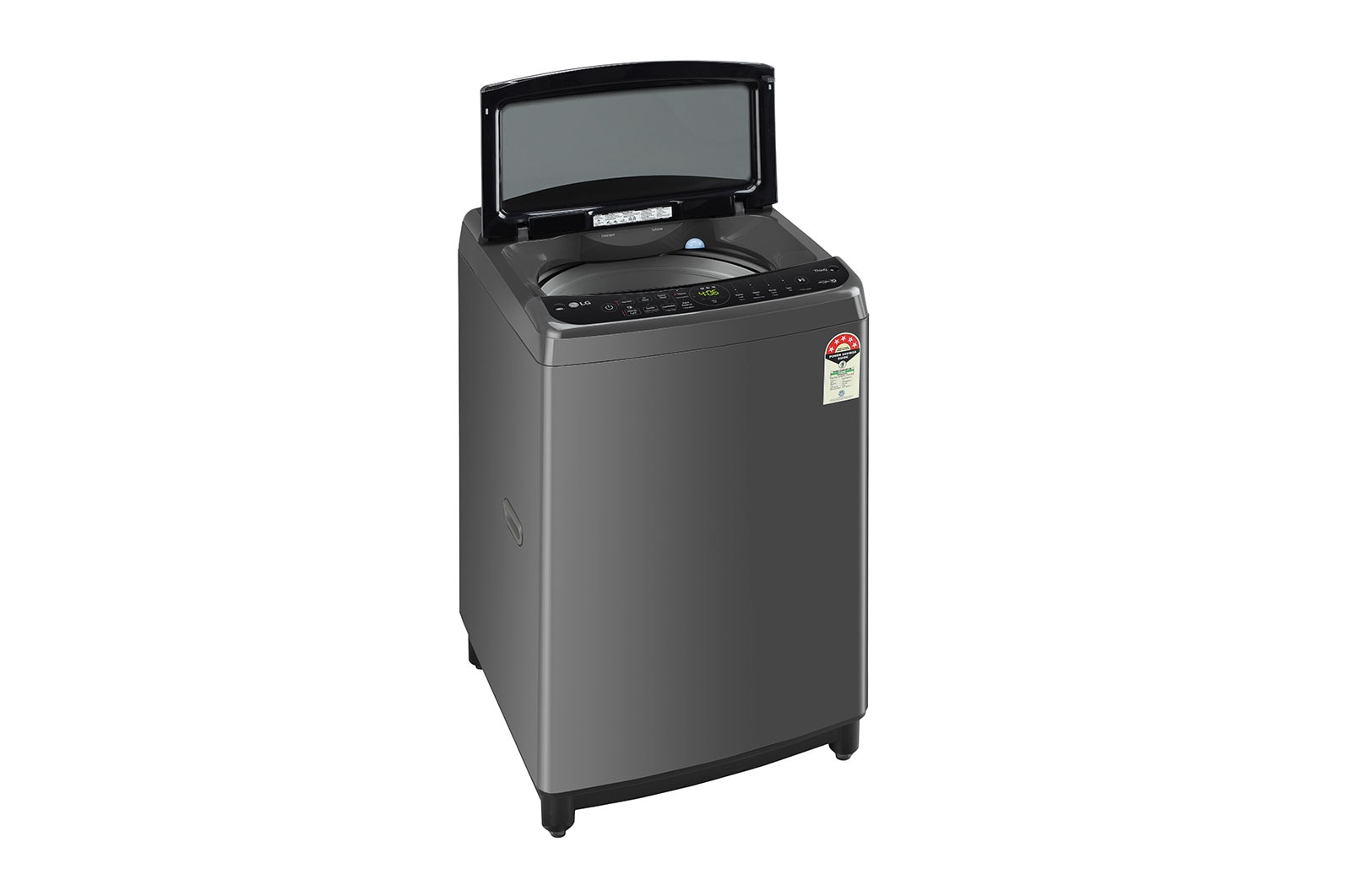 LG 9Kg Top Load Washing Machine, AI Direct Drive™, In-built Heater, Middle Black, THD09SWM