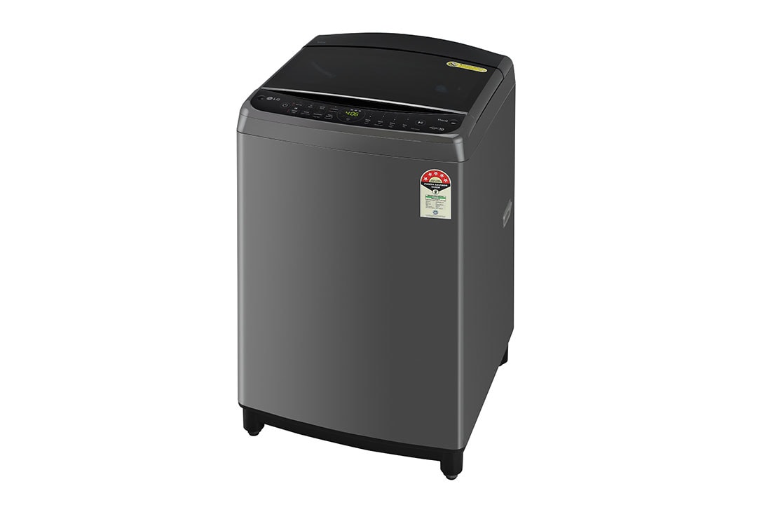 LG 9Kg Top Load Washing Machine, AI Direct Drive™, In-built Heater, Middle Black, 5 Star, THD09SWM