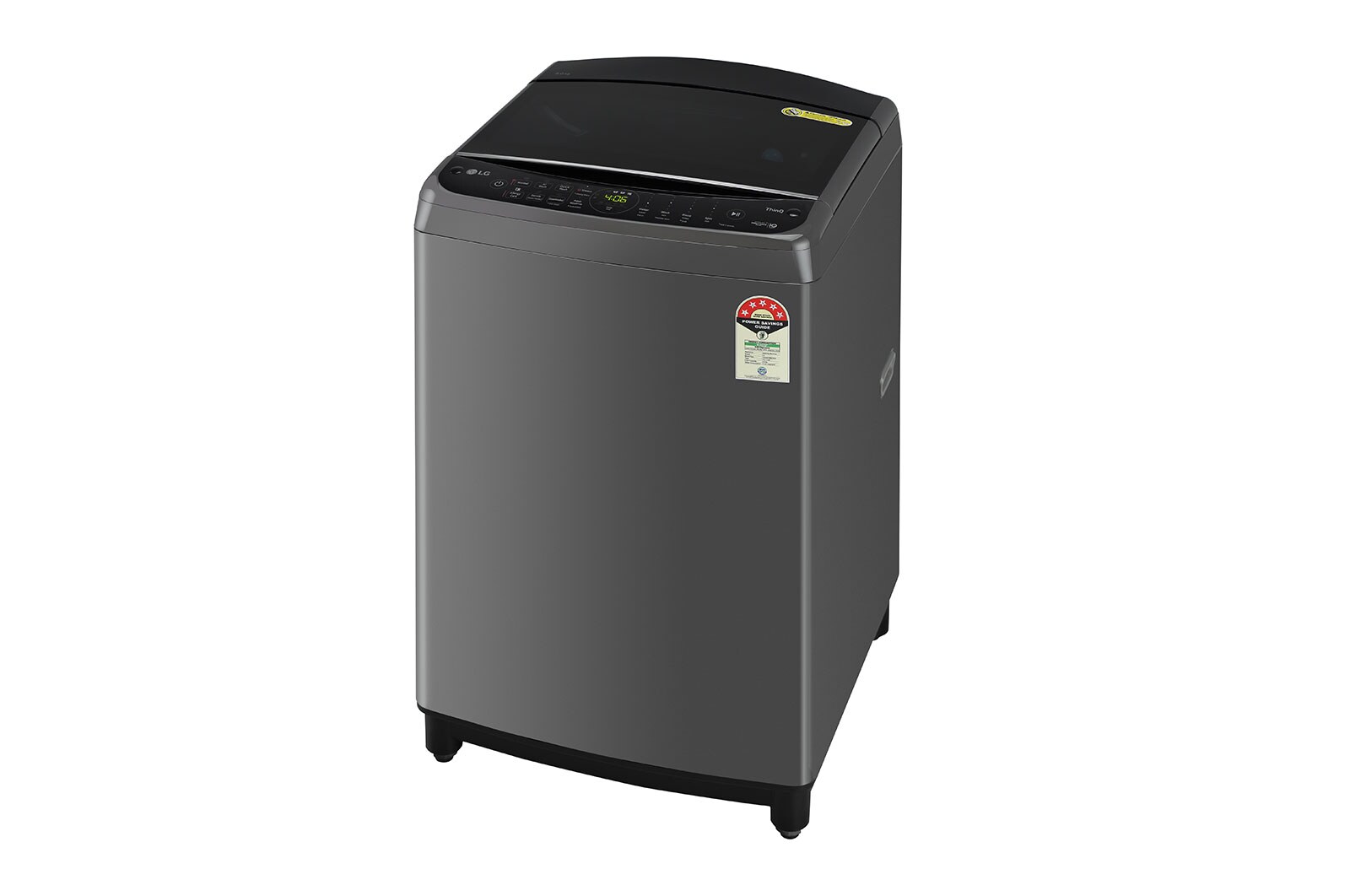 LG 9Kg Top Load Washing Machine, AI Direct Drive™, In-built Heater, Middle Black, THD09SWM