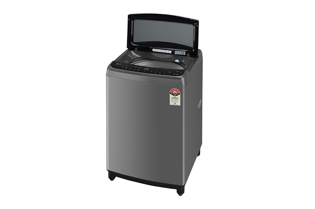 LG 9Kg Top Load Washing Machine, AI Direct Drive™, In-built Heater, Middle Black, 5 Star, THD09SWM