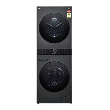 LG FWT1310PB Wash Tower front view