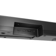 Dettaglio degli ingressi della soundbar