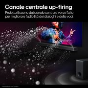 Caratteristica Canale centrale up-firing