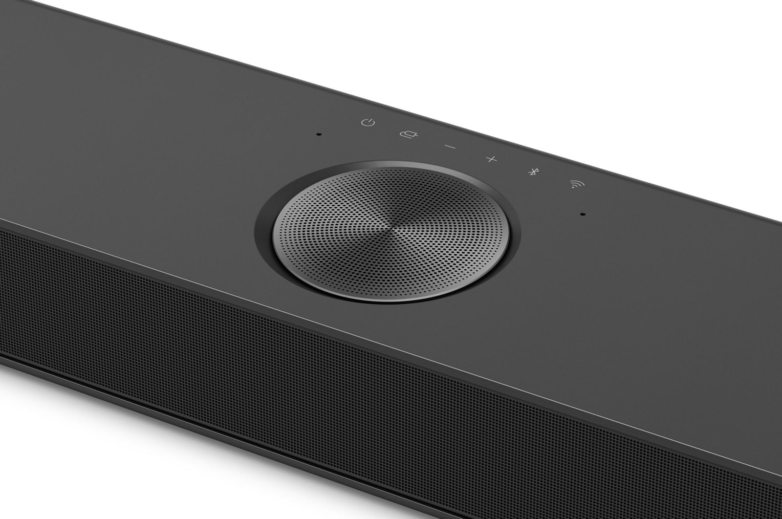 Dettaglio dello speaker centrale up-firing