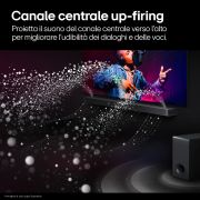 Caratteristica Canale centrale up-firing