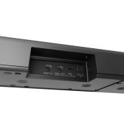 Dettaglio degli ingressi sulla soundbar