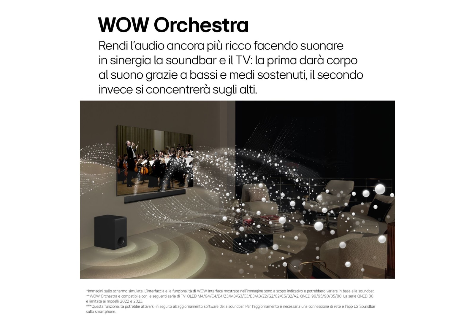 LG Soundbar SG10TY I 420W su 3.1 canali I Dolby Atmos, Wi-Fi, Design a filo muro, Spotify Connect, Airplay2, WOWCAST, SG10TY