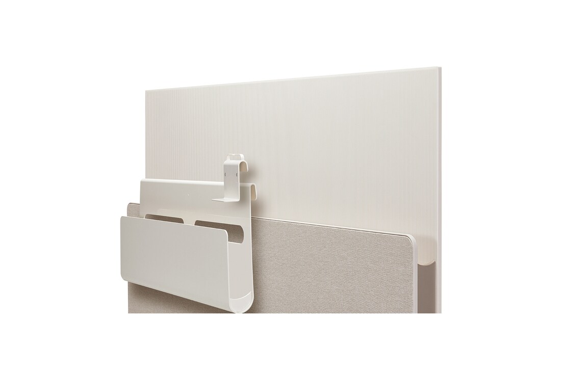 LG OLED evo | TV 55'' Serie Object Collection Posé LX1 | OLED 4K, Design con supporto a cavalletto, retro in tessuto, 55LX1T6LA