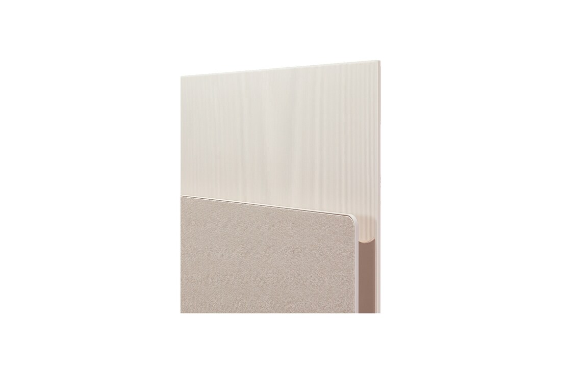 LG OLED evo | TV 55'' Serie Object Collection Posé LX1 | OLED 4K, Design con supporto a cavalletto, retro in tessuto, 55LX1T6LA