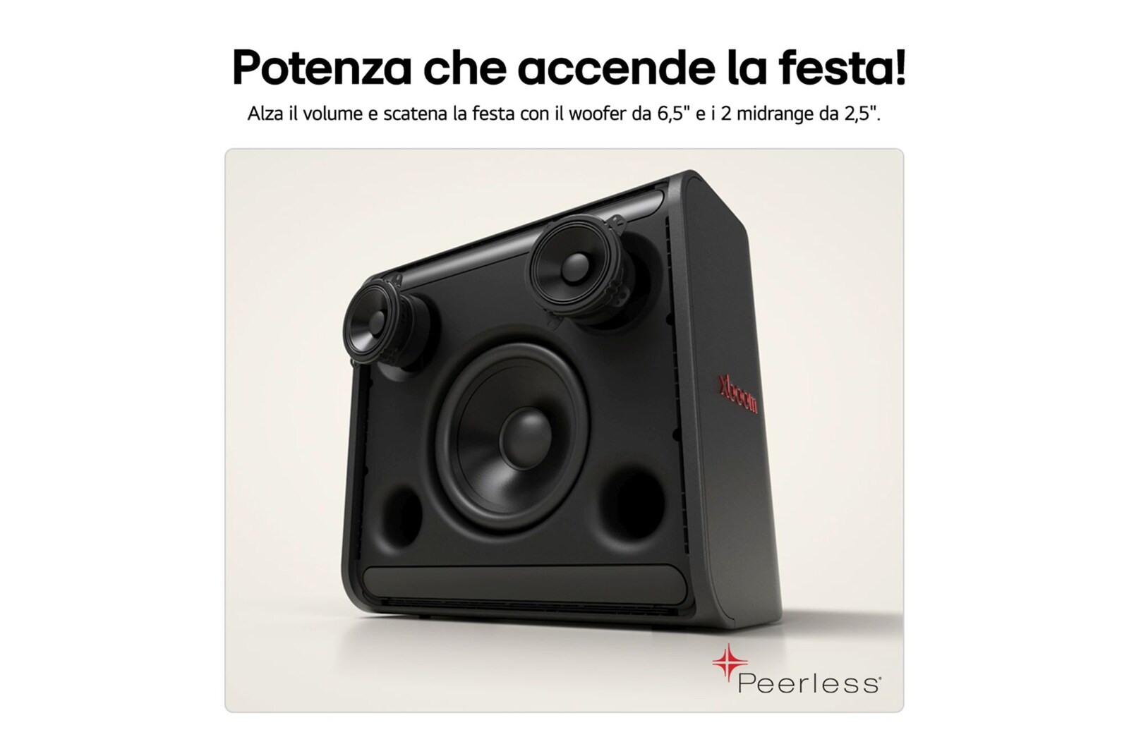 Caratteristica Potenza che accende la festa