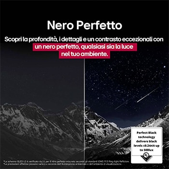 Nero perfetto OLED83G54LW
