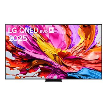 Foto frontale del TV LG QNED evo AI QNED86 100
