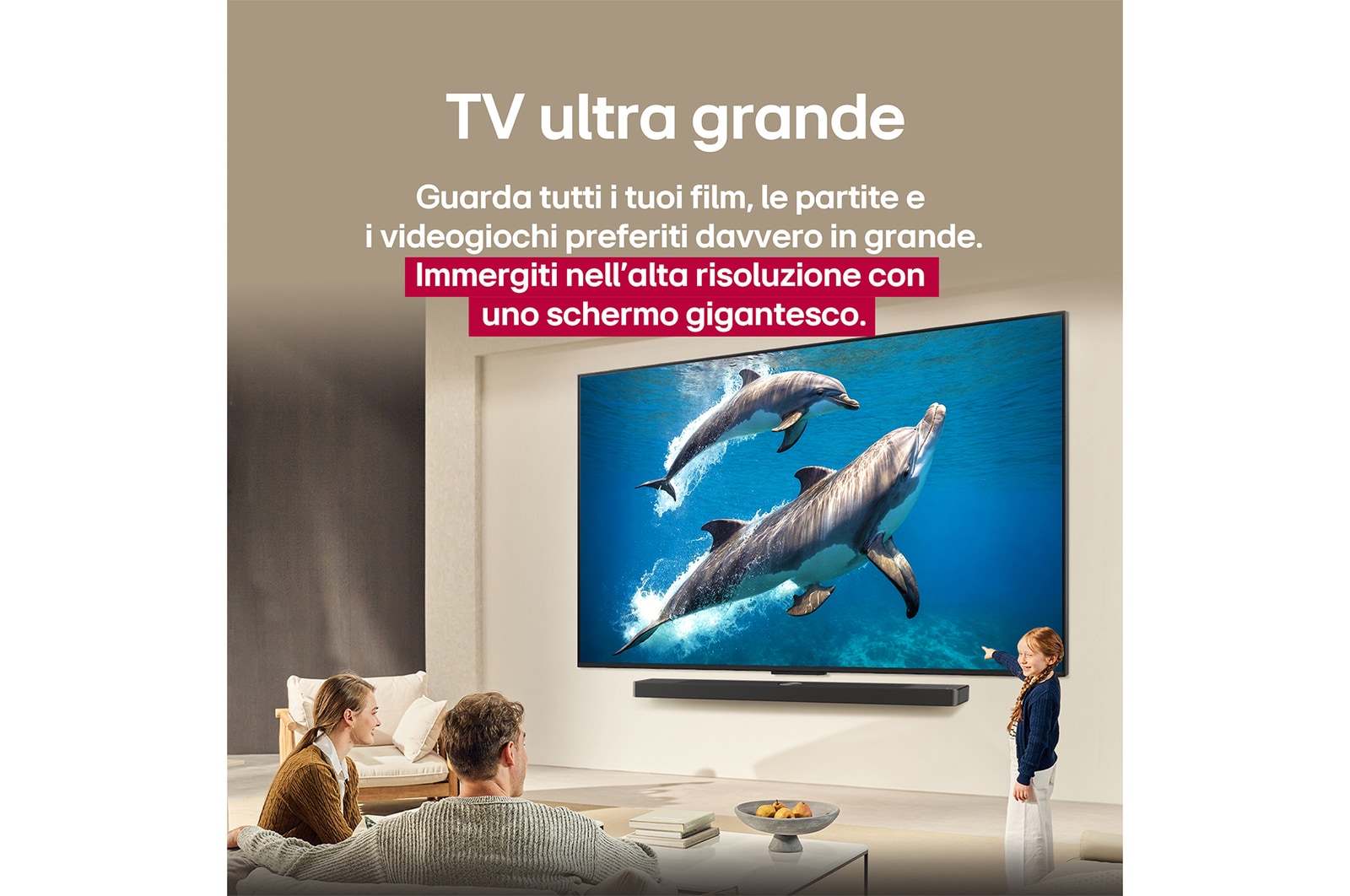 Caratteristica TV ultra grande