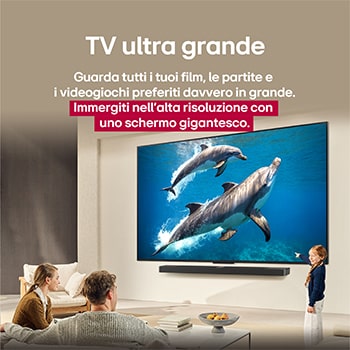 Caratteristica TV ultra grande