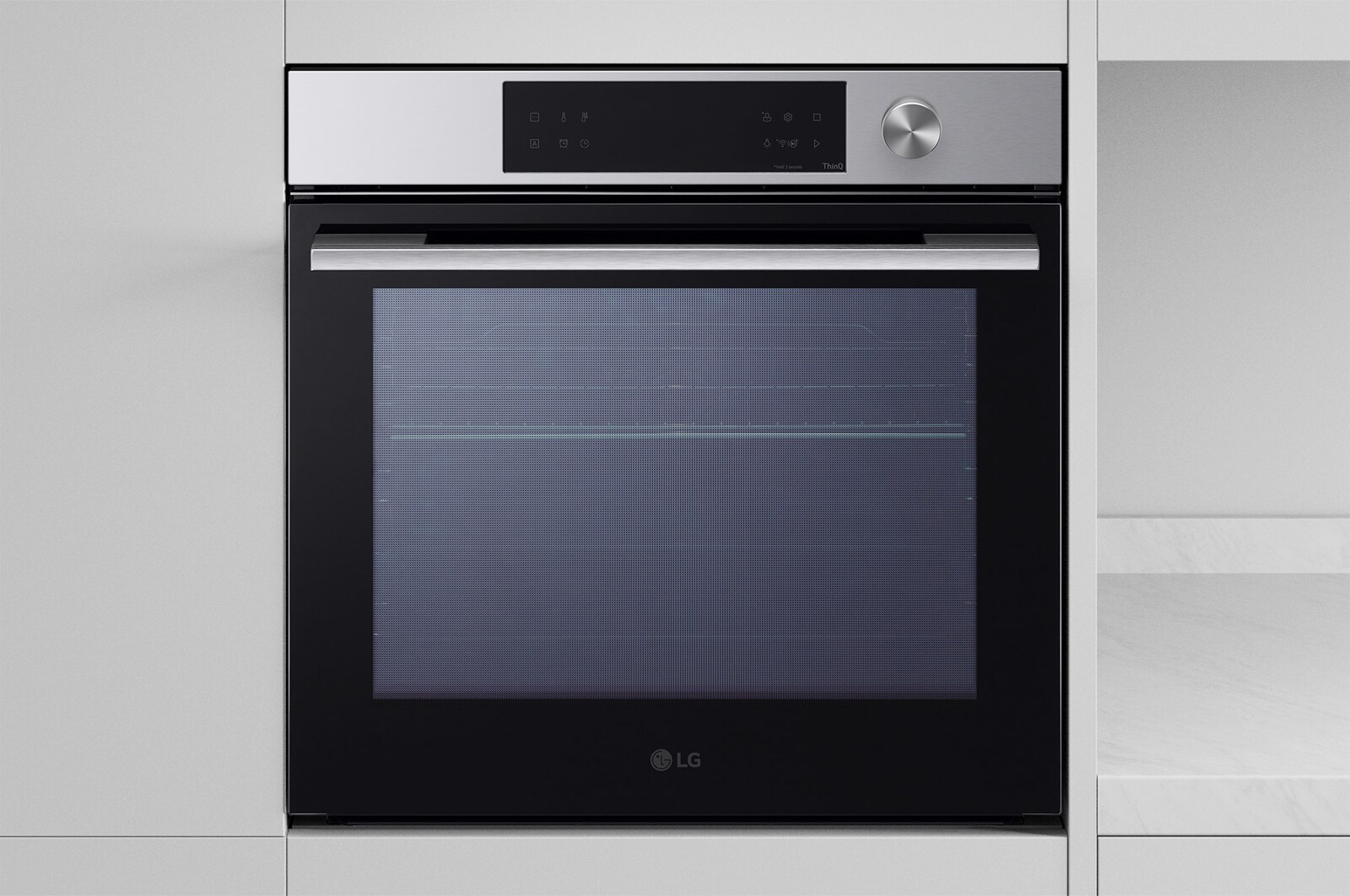 LG Offerta Kit: Forno InstaView 76L Classe A+ e Piano induzione 60cm, Potenza 2,5 ~ 7,4kW, WSED7612S.CBIZ7