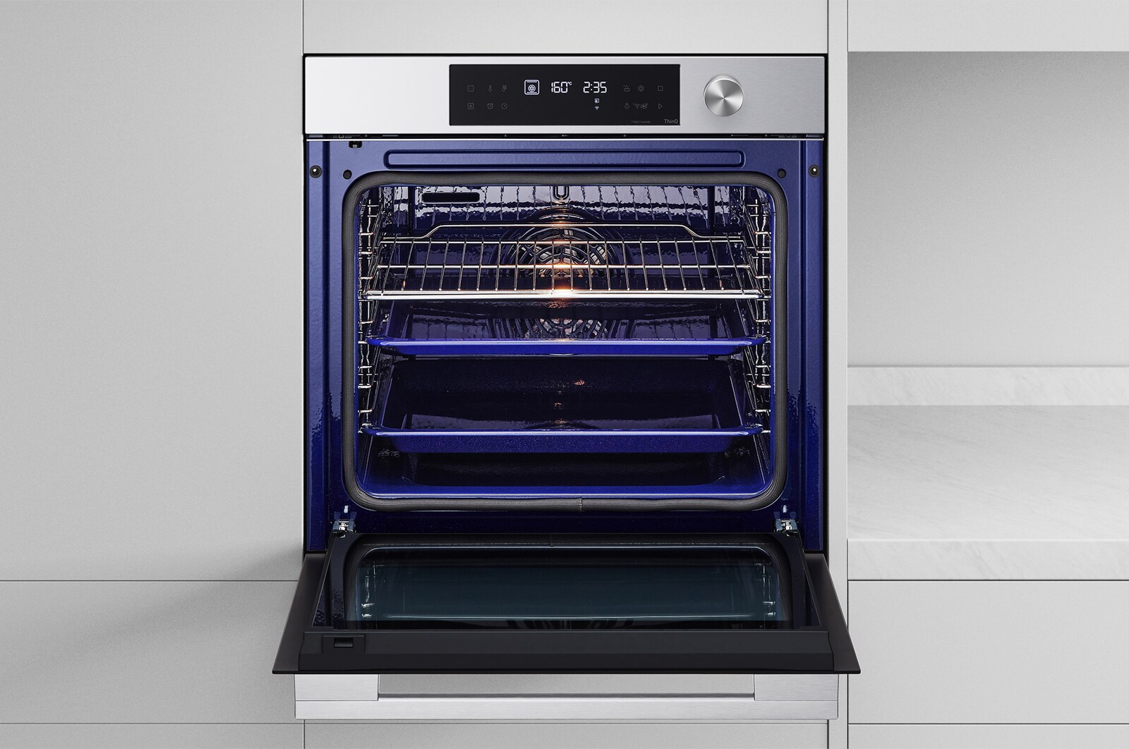 LG Offerta Kit: Forno InstaView 76L Classe A+ e Microonde NeoChef 25 litri 1000W, WSED7612S.MH6565